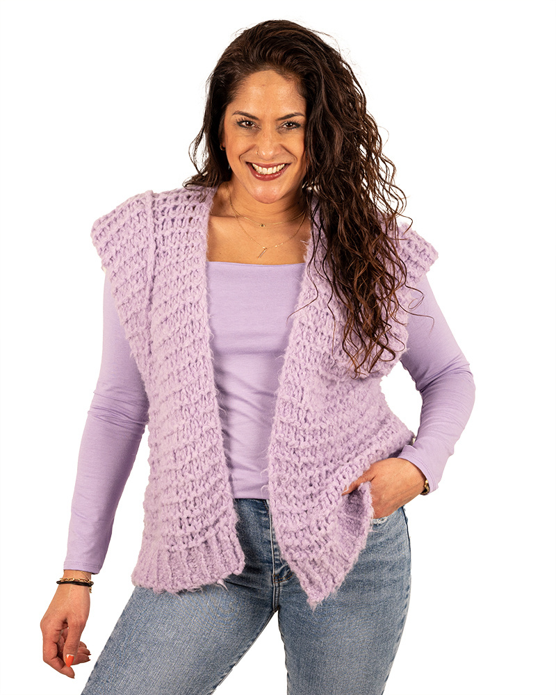 Lila shirt dubbel van Gemma Ricceri - Afbeelding 2