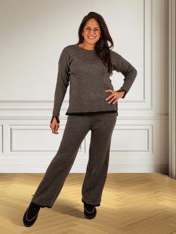 Grijs comfy pak bies