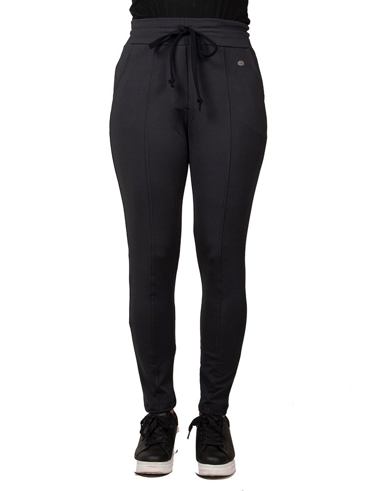 Marine travel stof broek van Angelle Milan - Afbeelding 2