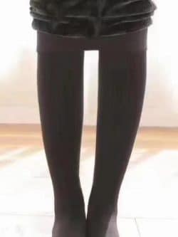 Zwarte gevoerde thermopanty van El-Vita