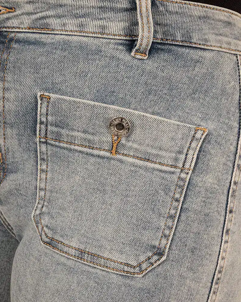 Light blue wide leg jeans van Norfy - Afbeelding 6