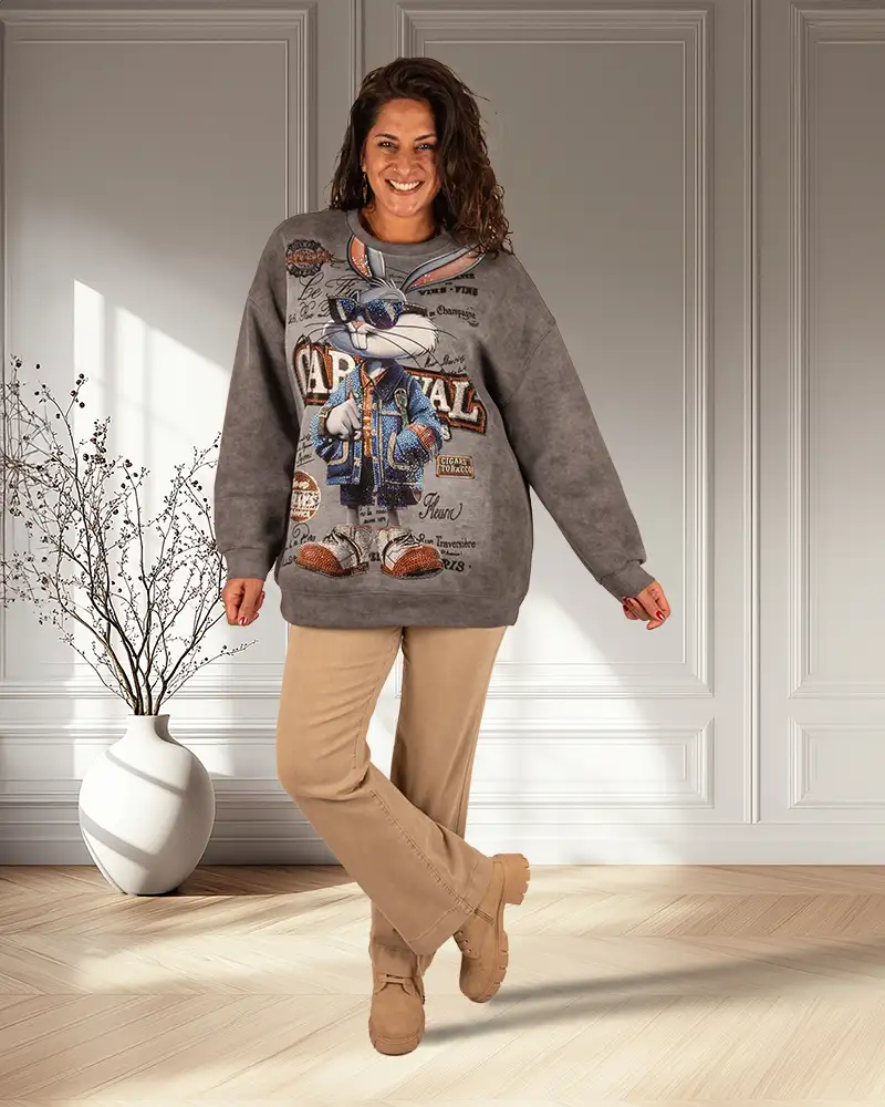 Beige straight jeans van FS Fashion - Afbeelding 8