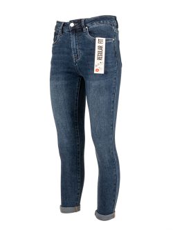 Blue high waist skinny jeans van Hello Miss