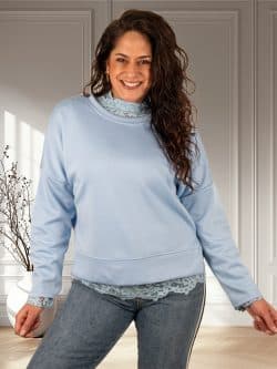 Lichtblauwe sweater van Forza