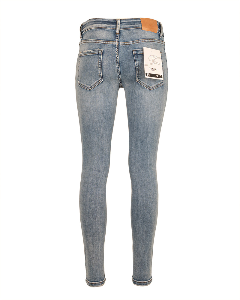 Light blue skinny jeans van Toxik - Afbeelding 5