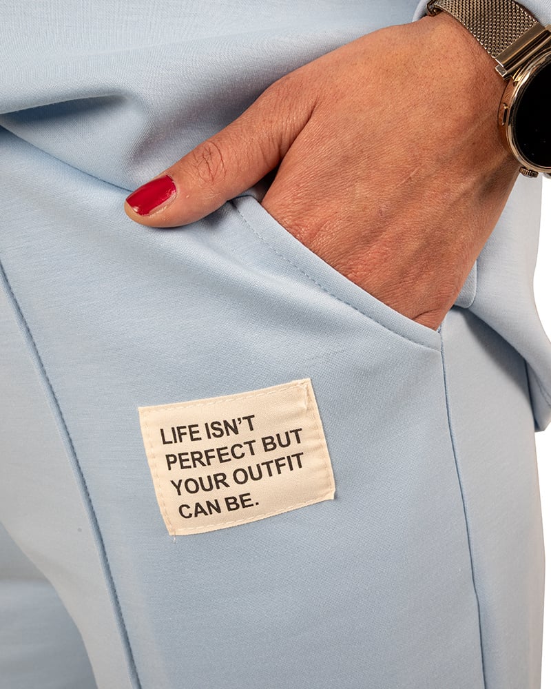 Lichtblauw joggingpak met lange mouw van El-Vita - Afbeelding 3