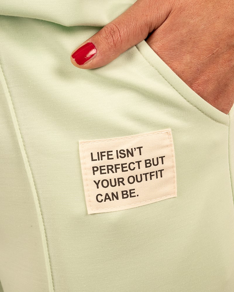 Mintgroen joggingpak met lange mouw van El-Vita - Afbeelding 3