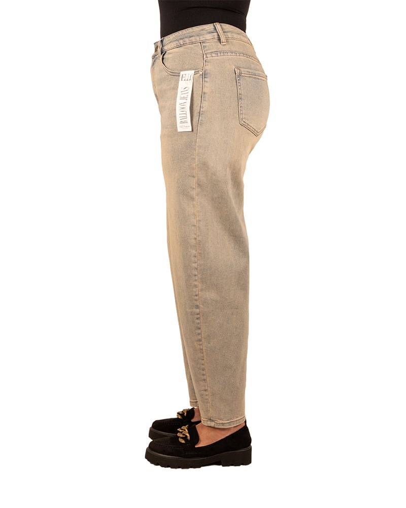 Blue jeans balloon fit dirty wash van Hello Miss - Afbeelding 4