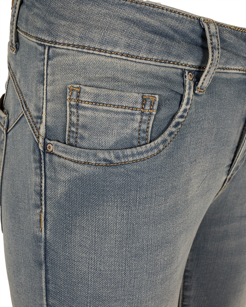 Mid blue push-up skinny jeans van Toxik - Afbeelding 8