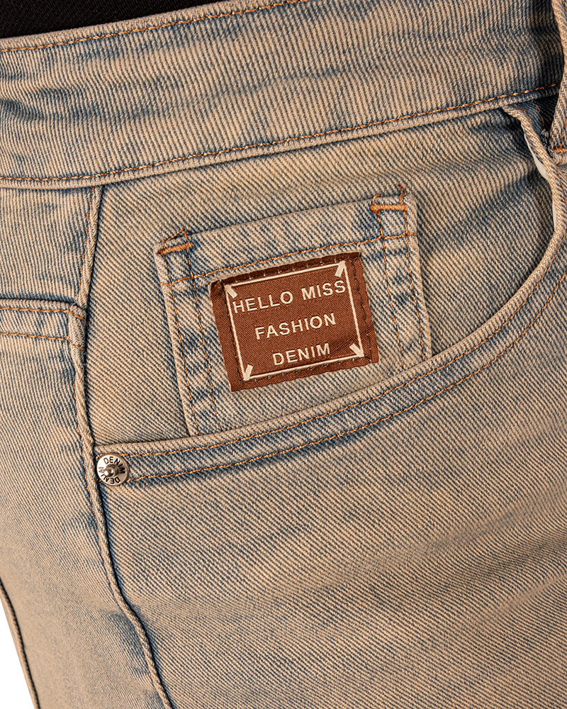 Blue jeans balloon fit dirty wash van Hello Miss - Afbeelding 7