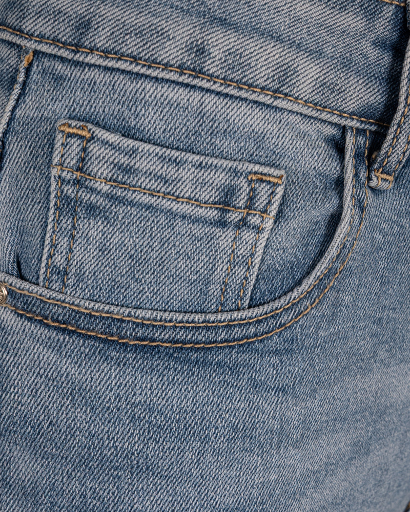 Light blue high waist mom jeans van Redberry - Afbeelding 7