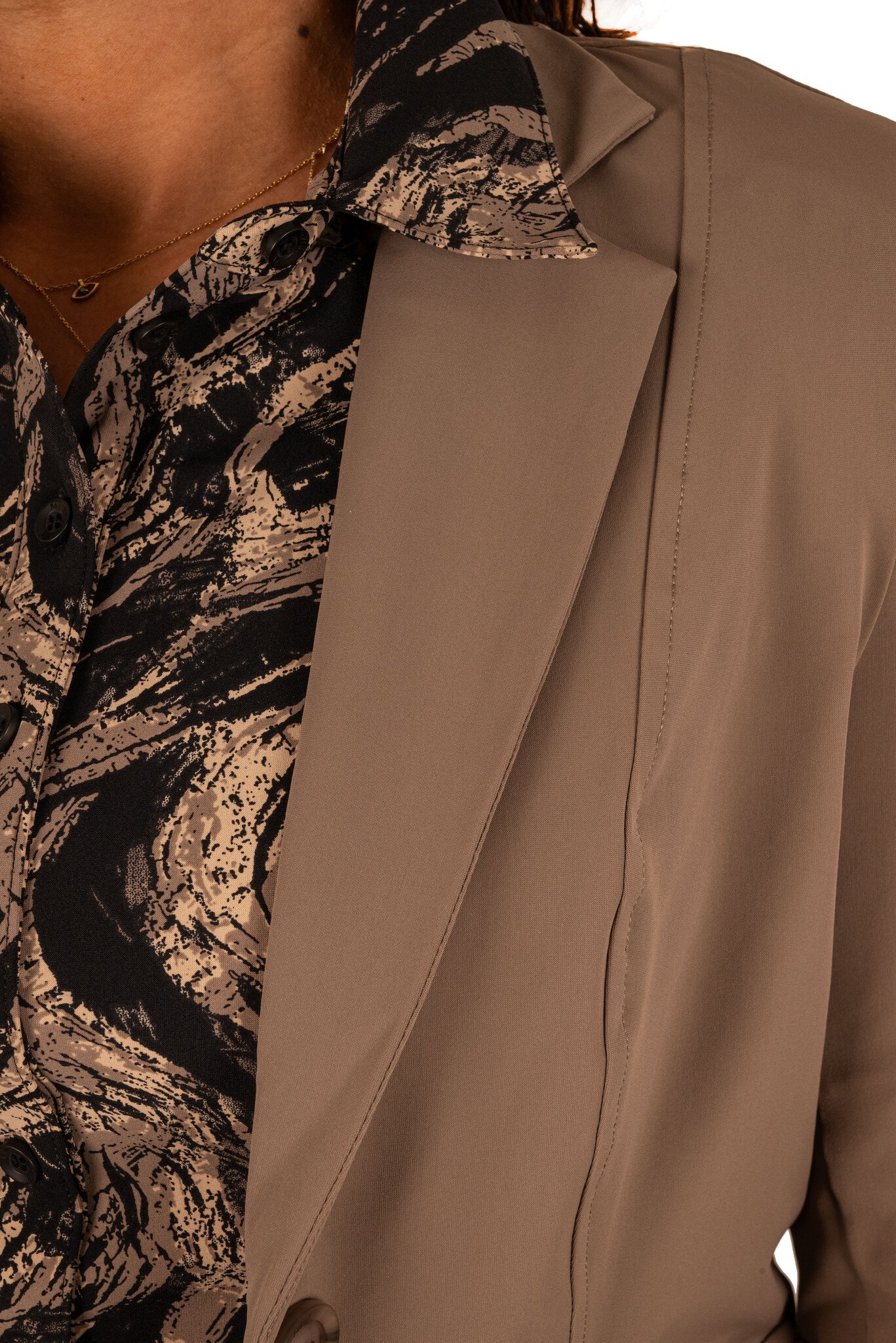 Falcon travelstof blazer van Mi Piace - Afbeelding 4