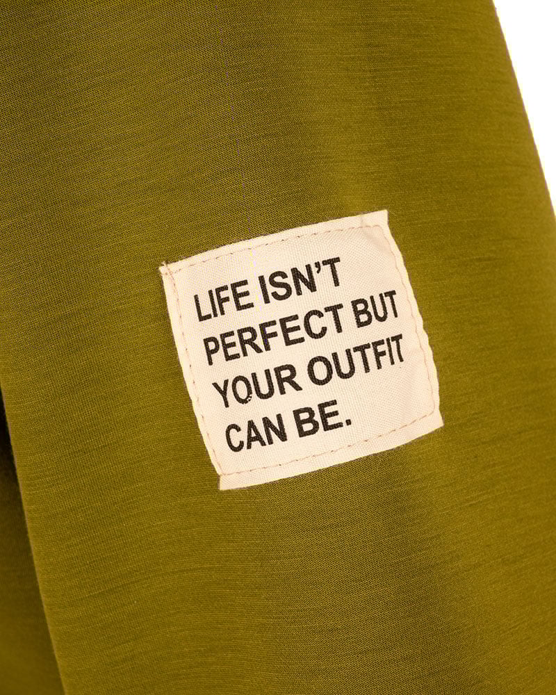 Olijfgroen joggingpak met lange mouw van El-Vita - Afbeelding 3