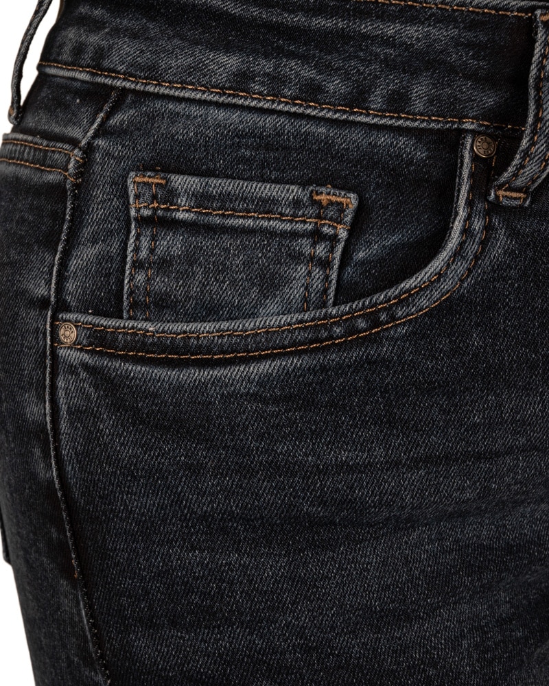 Dark blue high waist mom jeans van Hello Miss - Afbeelding 6