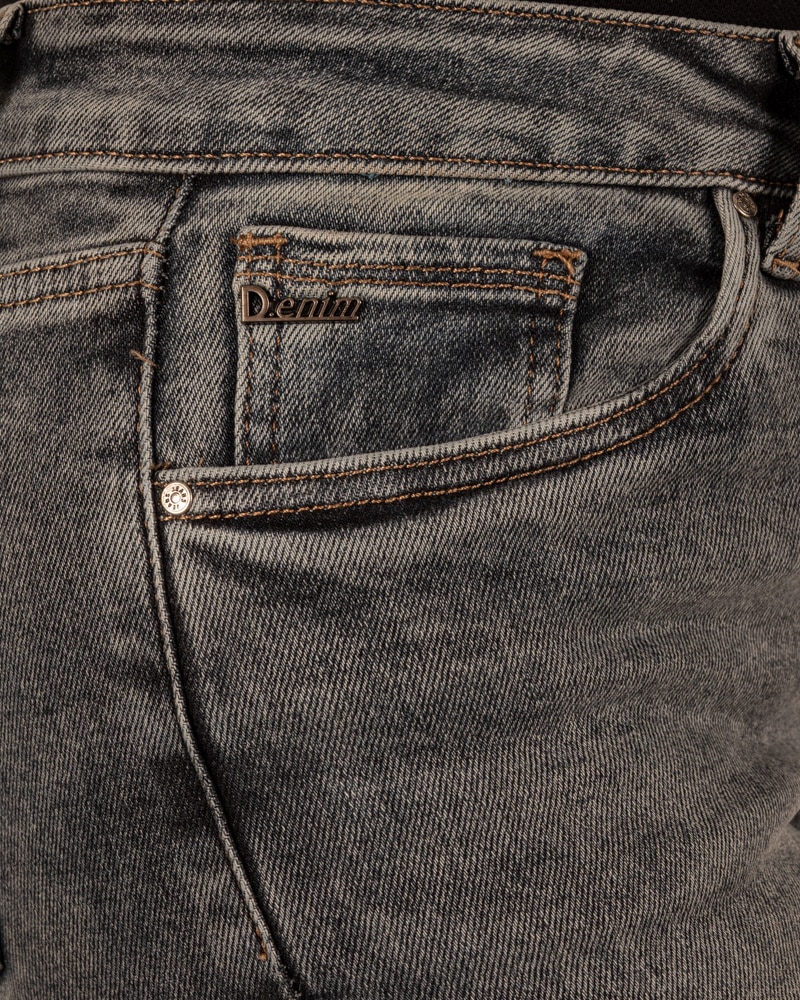 Blue high waist mom jeans van Hello Miss - Afbeelding 6