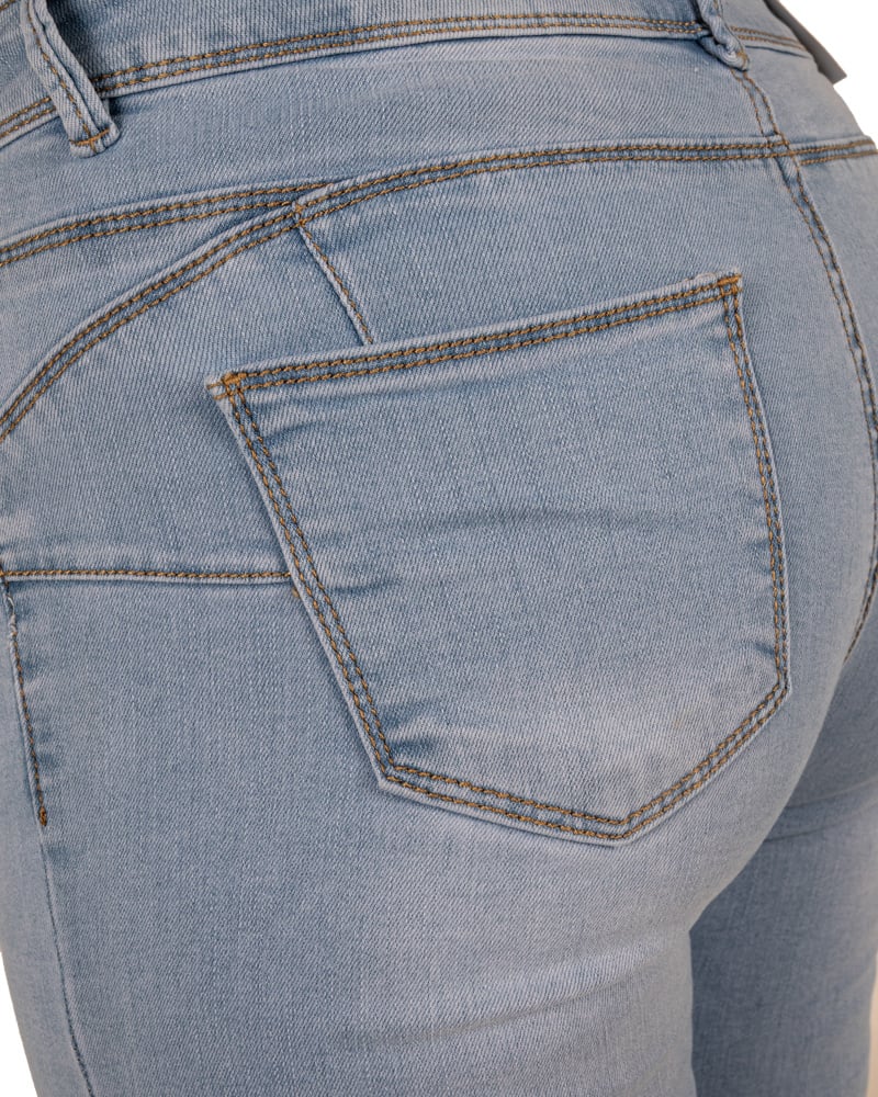 Light blue high waist push-up capri van Norfy - Afbeelding 6