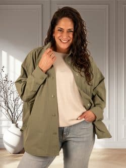 Legergroene jack van Wiya