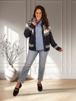 Blue high waist mom jeans van Hello Miss