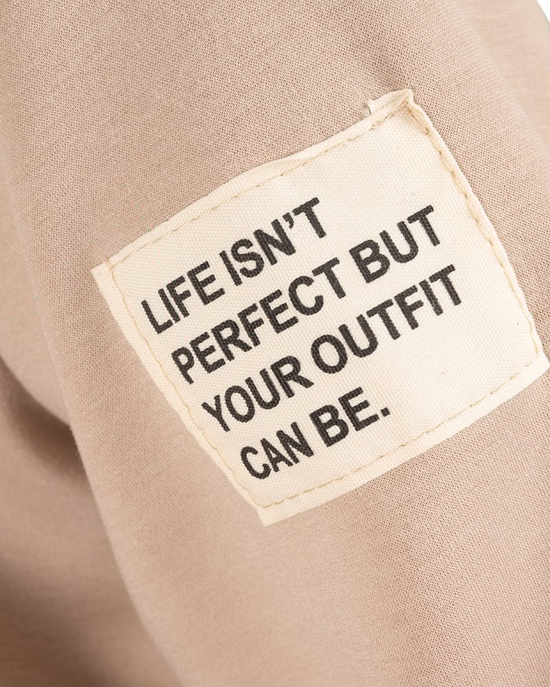 Beige joggingpak met lange mouw van El-Vita - Afbeelding 3