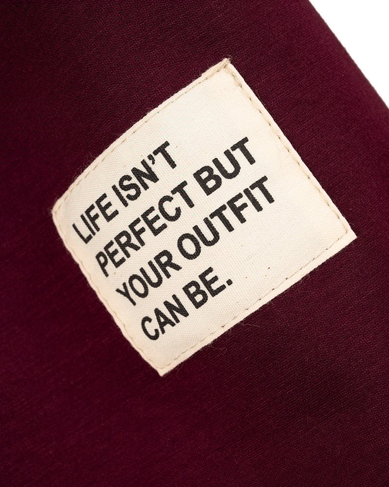 Bordeaux joggingpak met lange mouw van El-Vita - Afbeelding 3