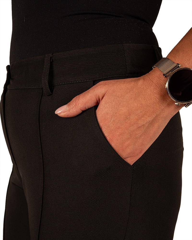 Zwarte pantalon met rechte pijp van Sophie&Me - Afbeelding 6