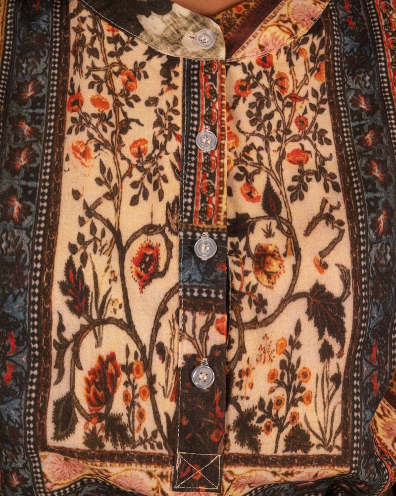 Patchwork print jurk van Forza - Afbeelding 5