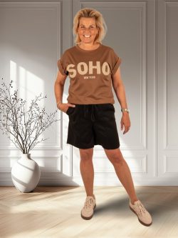 Zwarte short van Gemma Ricceri