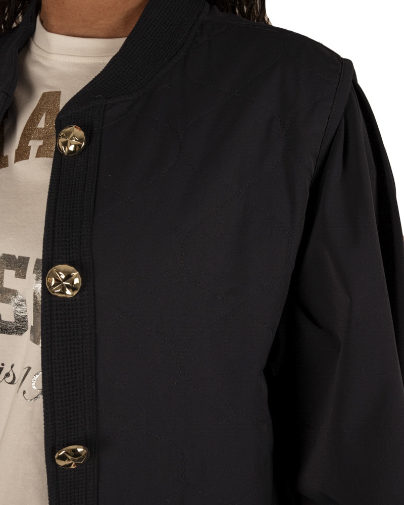 Donkerblauw bomberjack van Mi Piace - Afbeelding 4