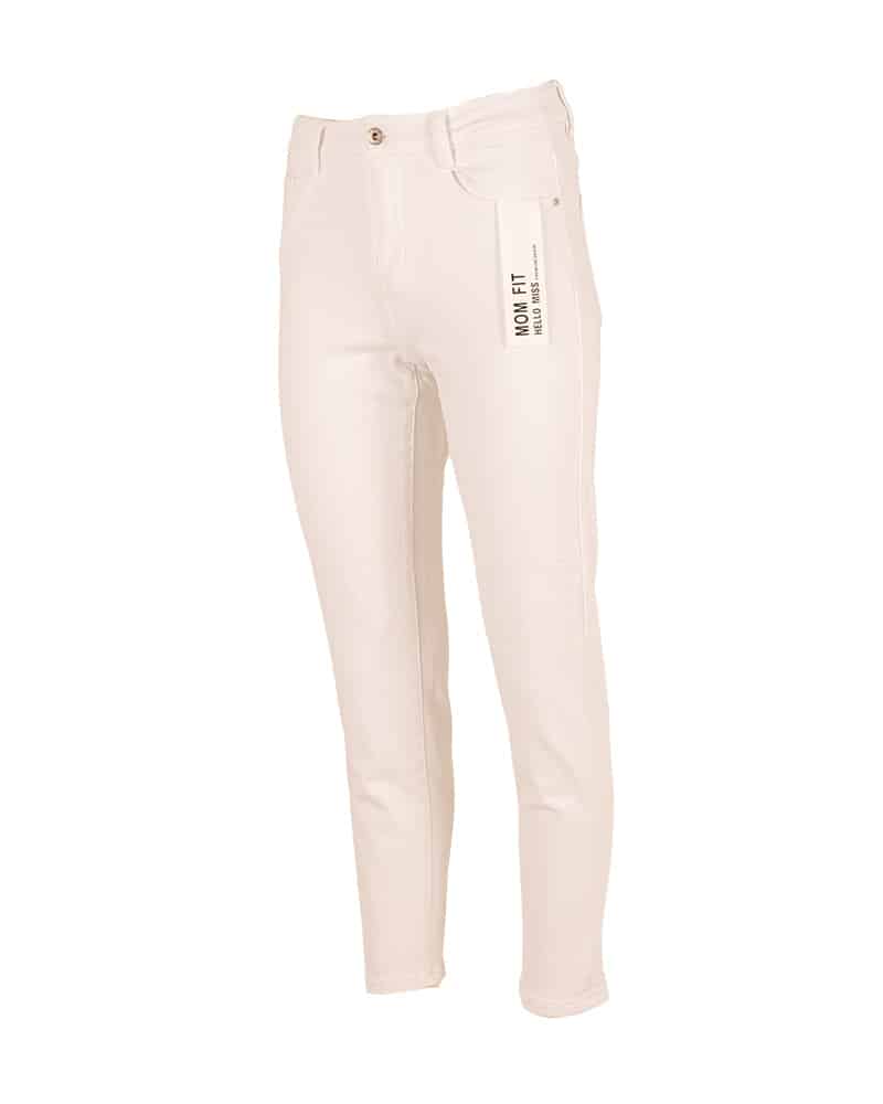 Witte high waist mom jeans van Hello Miss