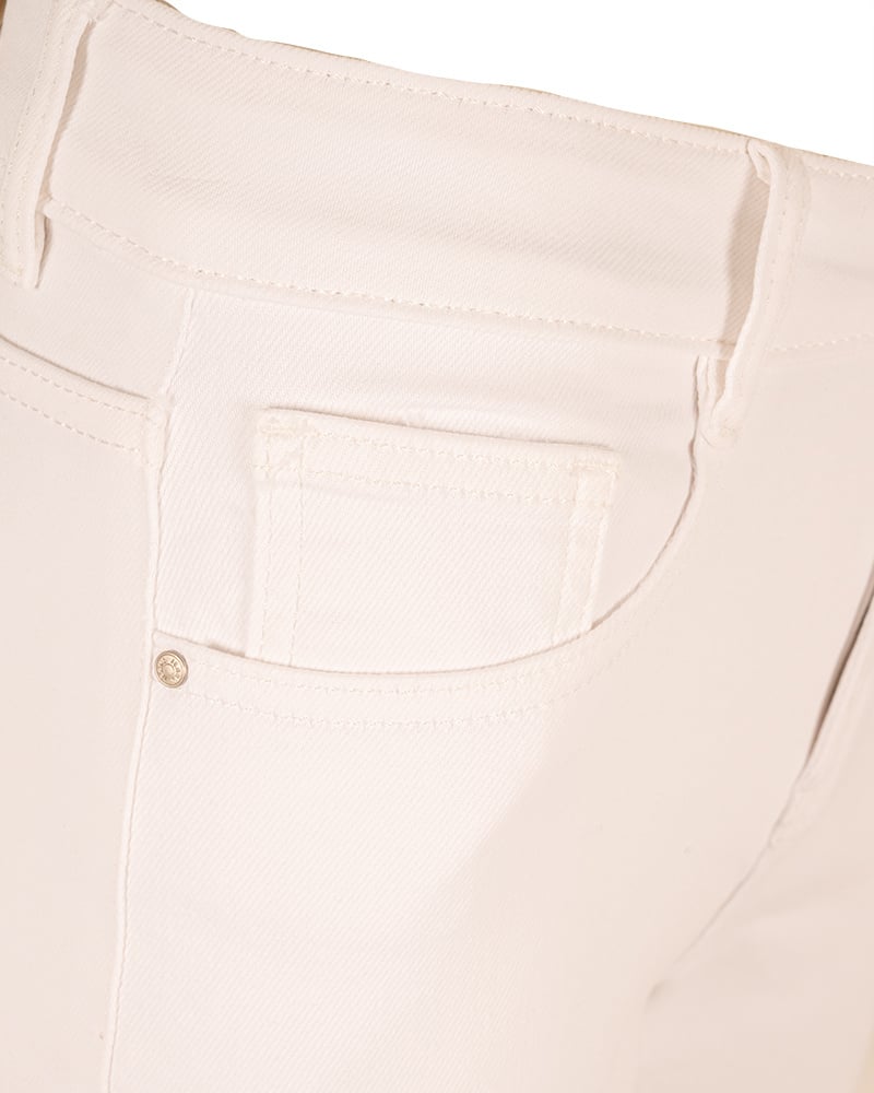 Witte high waist mom jeans van Hello Miss - Afbeelding 6