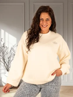 Ecru sweater "Alo" van El-Vita