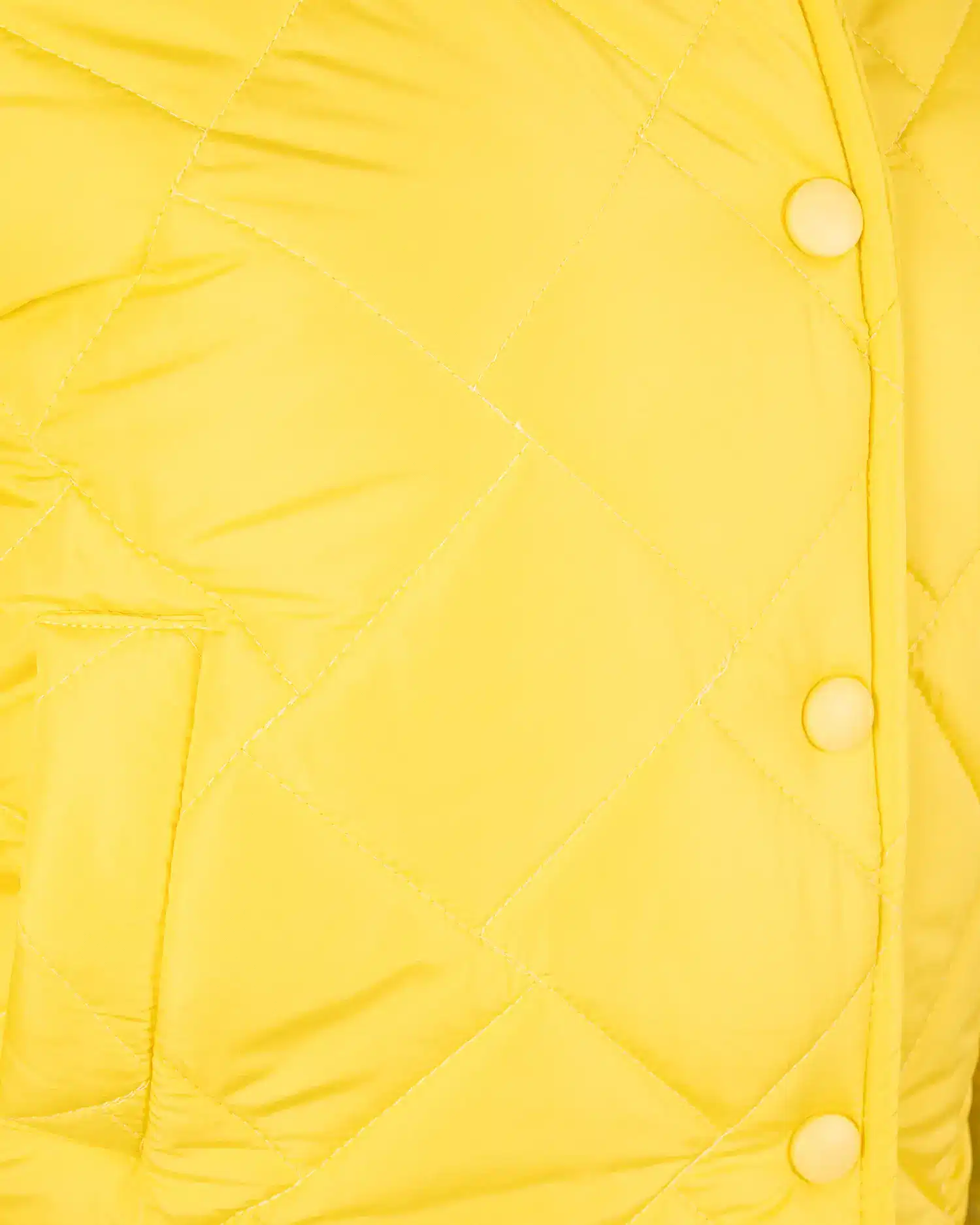 Geel doorgestikt jasje van El-Vita - Afbeelding 4