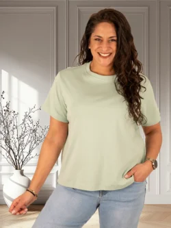 Lichtgroen basis shirt  van Gemma Ricceri