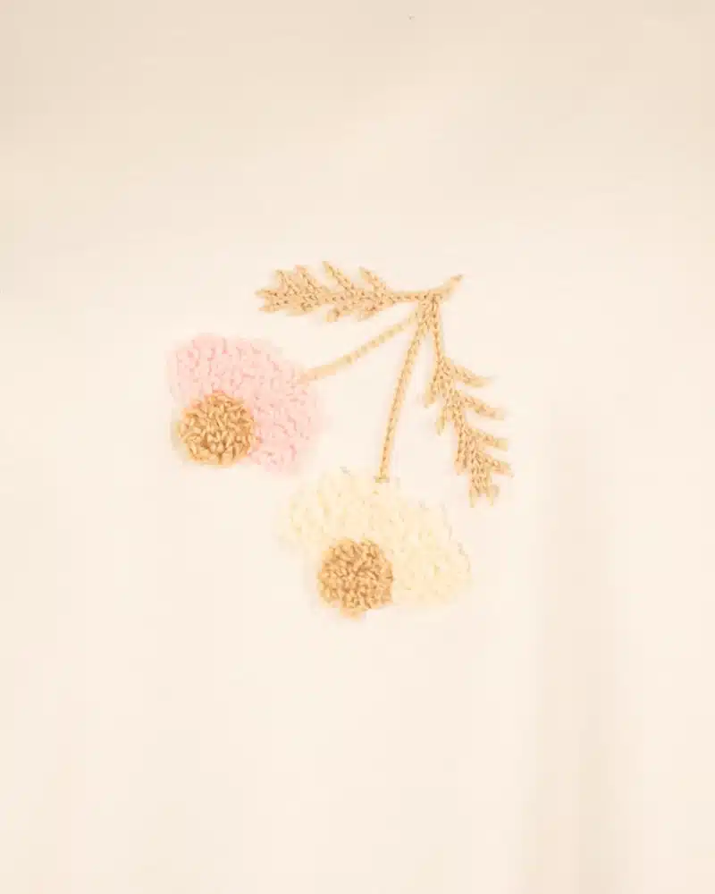 Ecru sweater flowers van Gemma Ricceri - Afbeelding 4