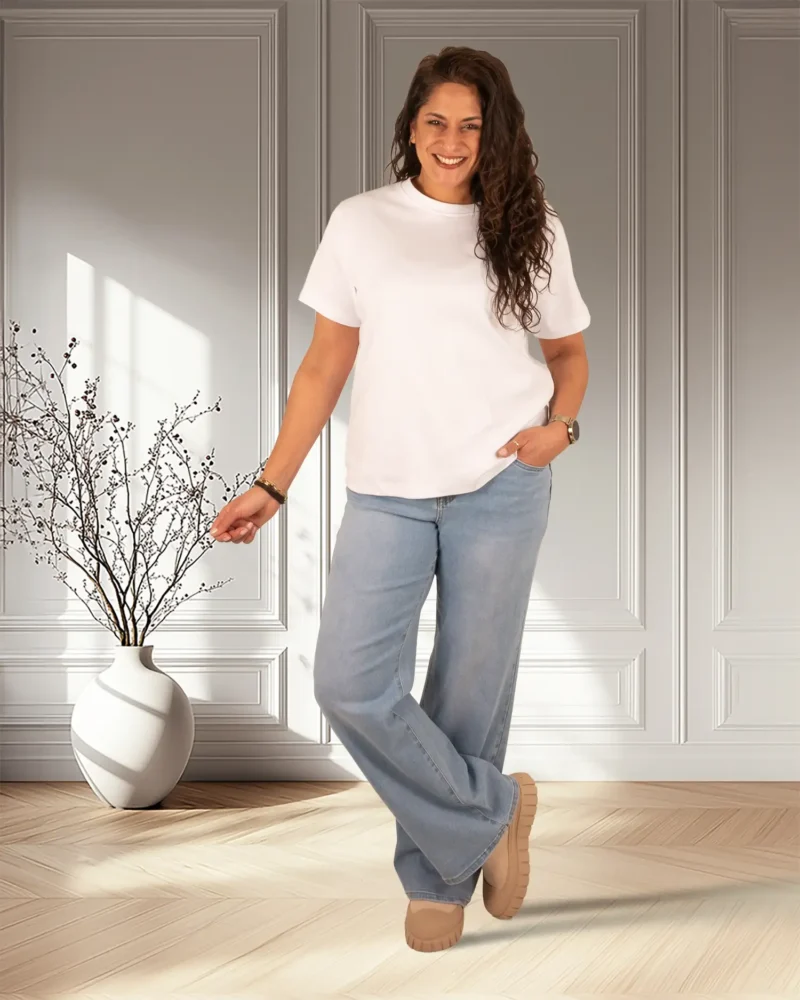 Wit basis shirt  van Gemma Ricceri - Afbeelding 2