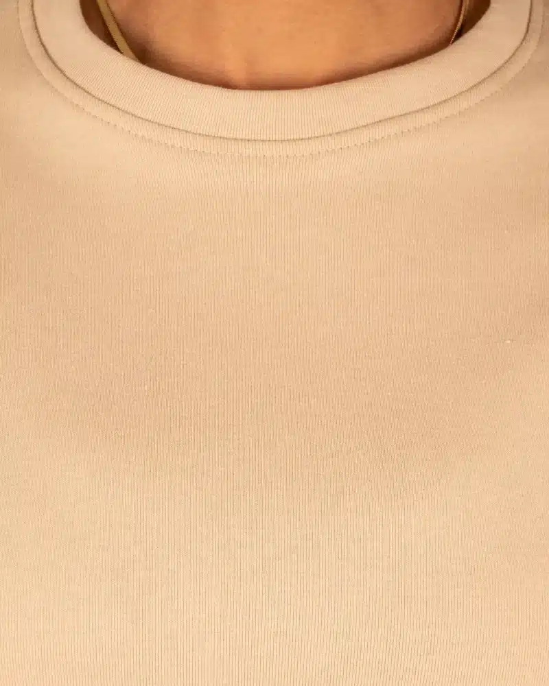 Beige basis shirt  van Gemma Ricceri - Afbeelding 4