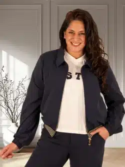 Donkerblauwe bomberjack van Triple Nine