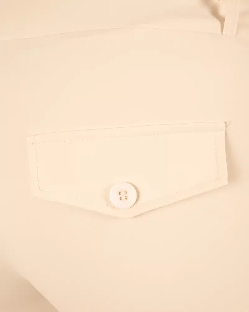 Lichtbeige travelstof pantalon van Triple Nine - Afbeelding 6