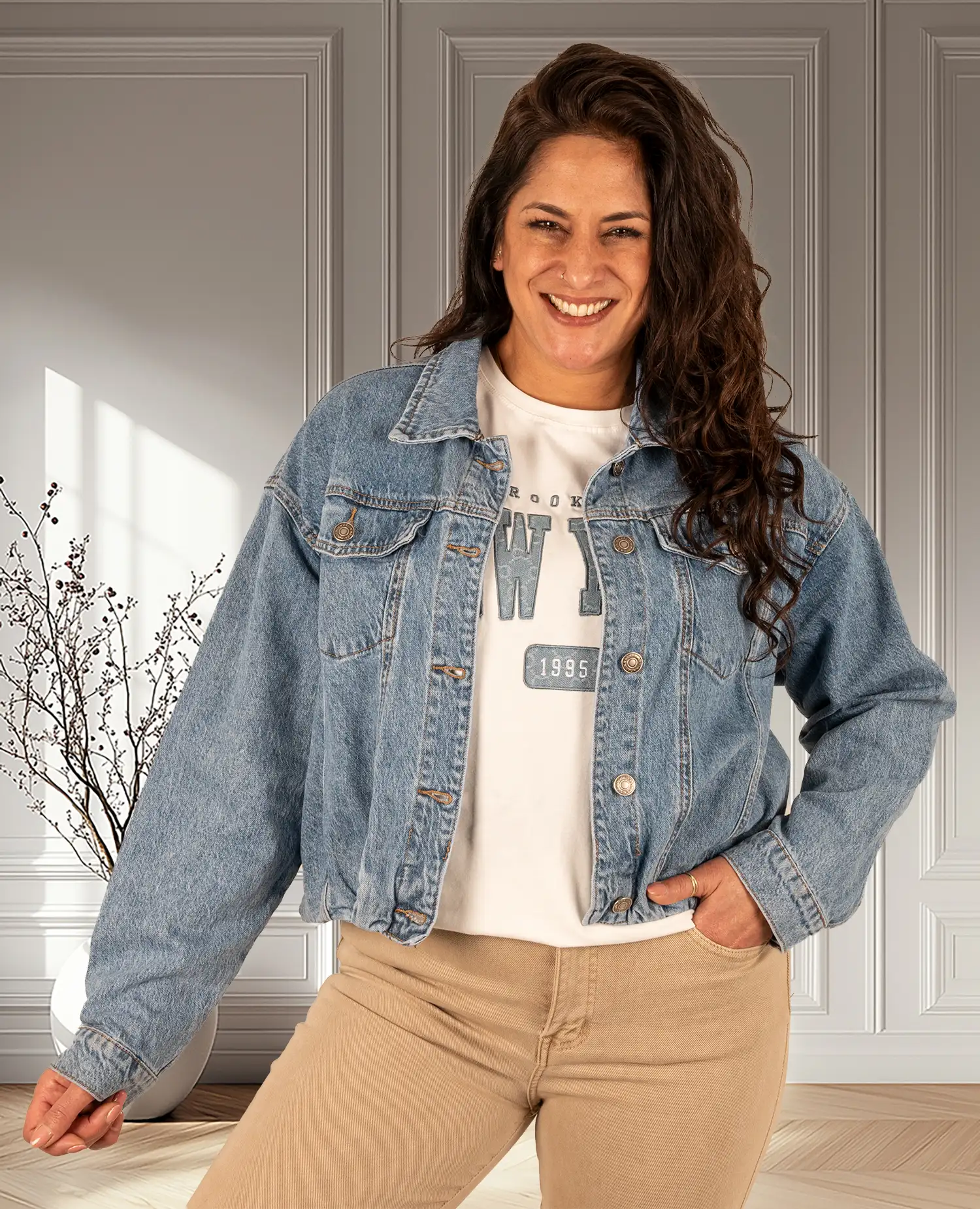 Jeans jasje van Mozzaar Forever