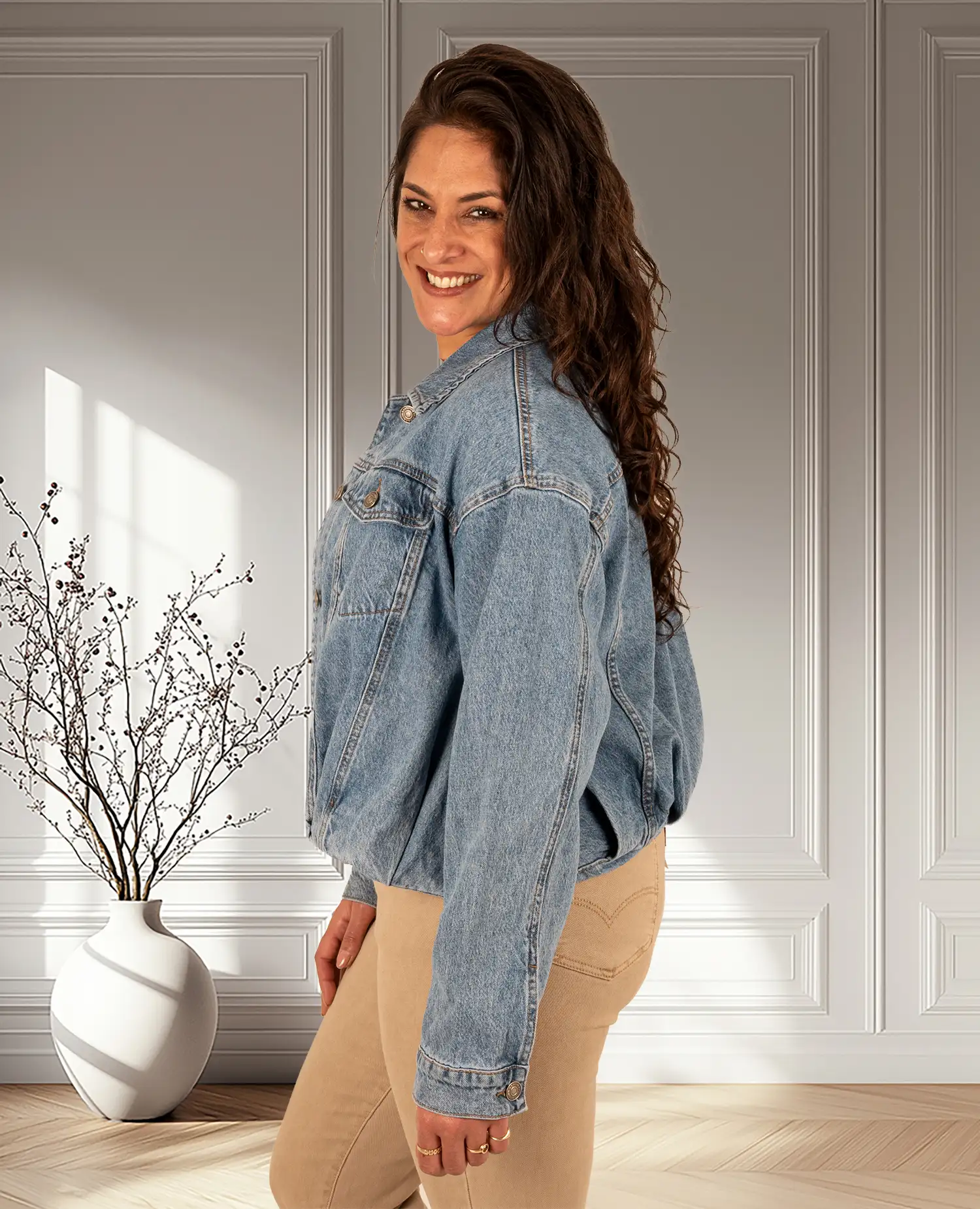 Jeans jasje van Mozzaar Forever - Afbeelding 3