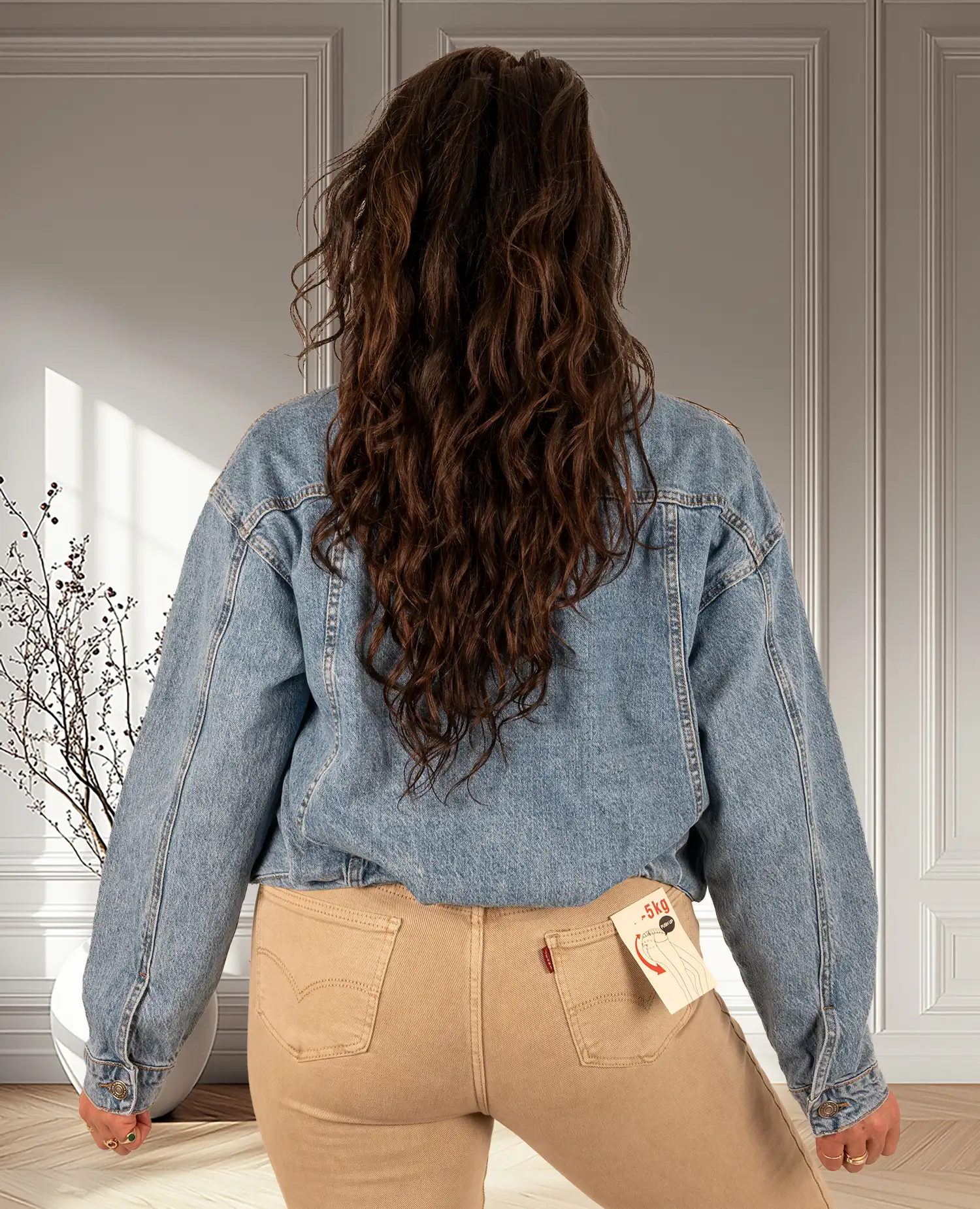 Jeans jasje van Mozzaar Forever - Afbeelding 4