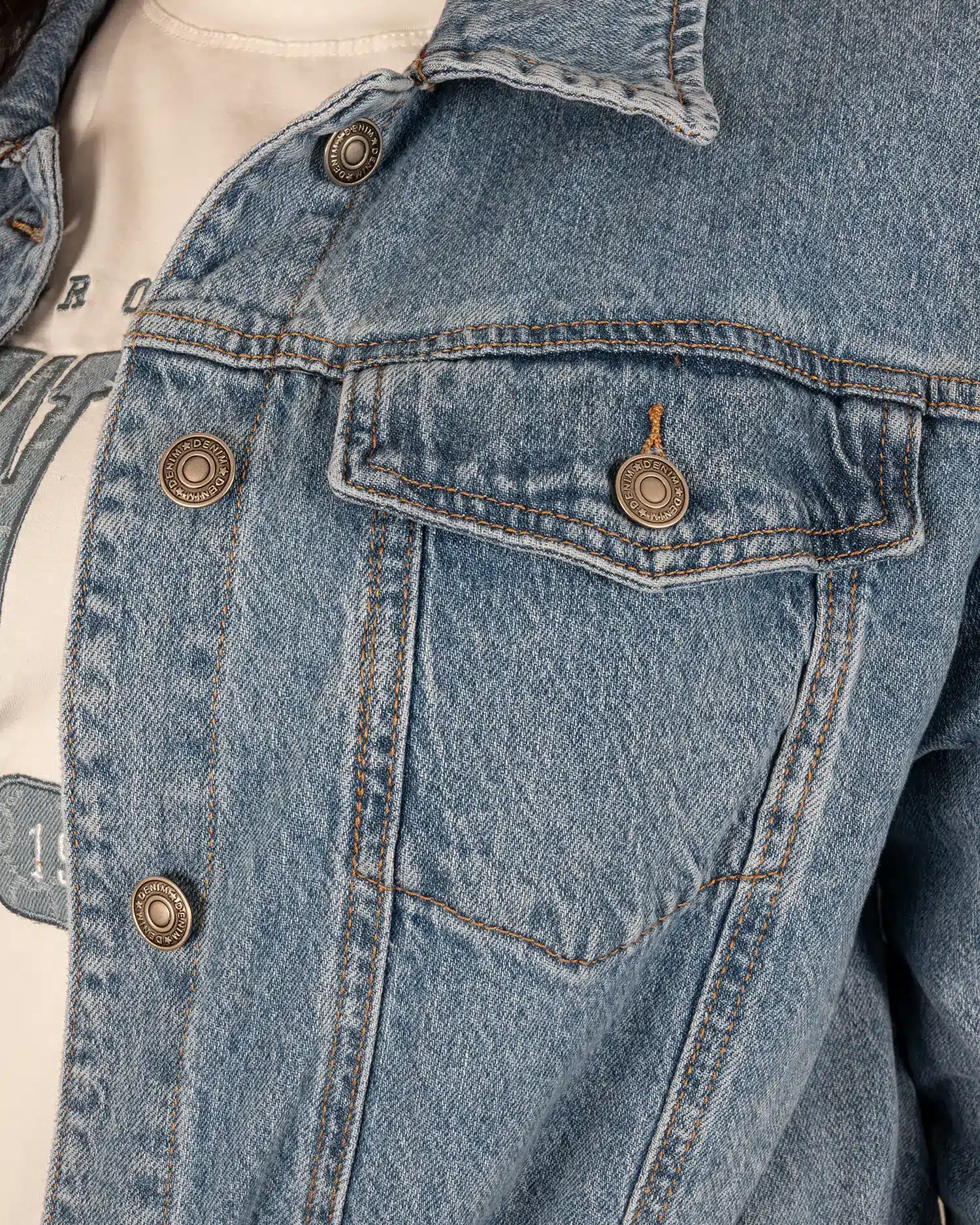 Jeans jasje van Mozzaar Forever - Afbeelding 5