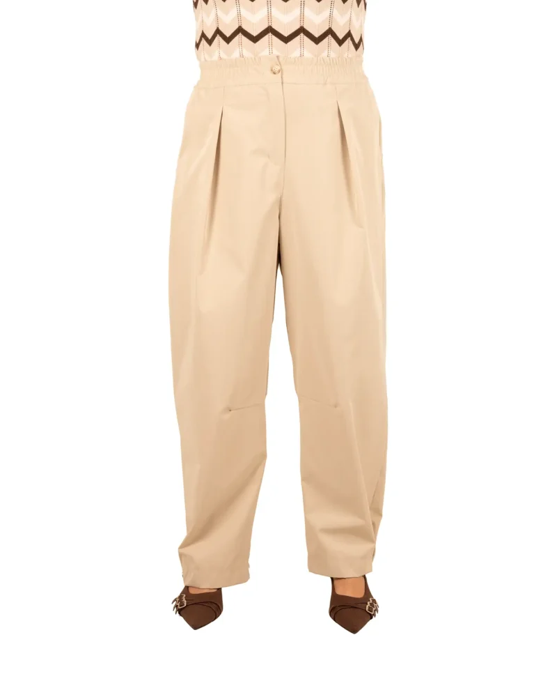 Lichtbeige broek van Chastar - Afbeelding 6