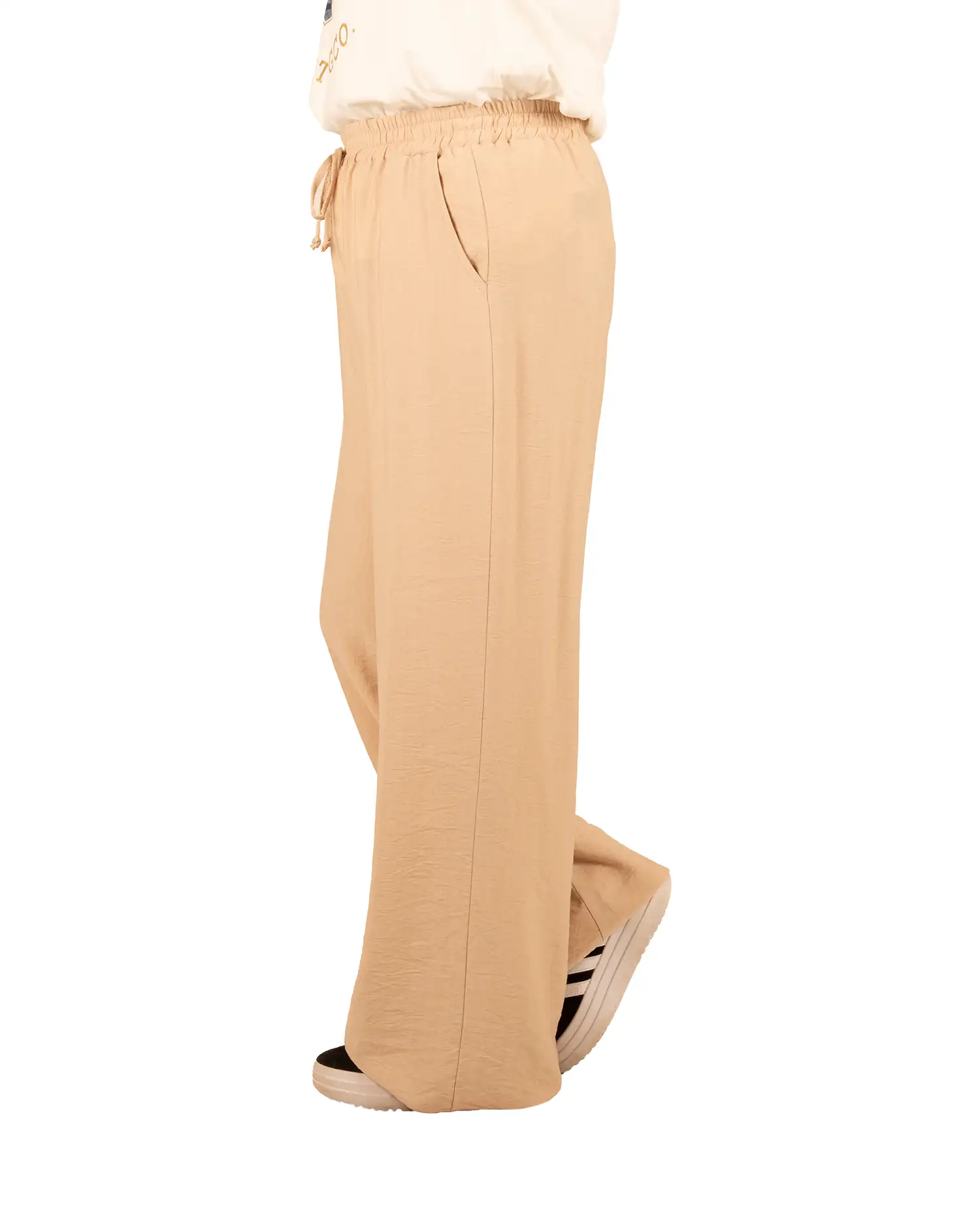 Beige broek van Perla Nera - Afbeelding 2