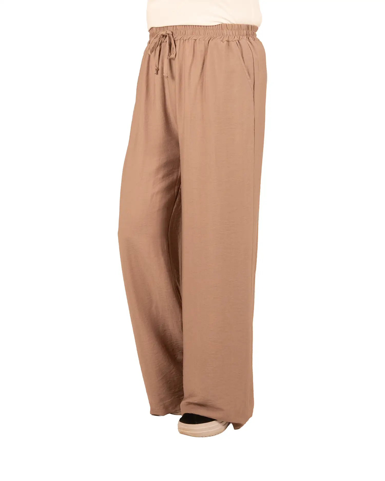 Taupe broek van Perla Nera - Afbeelding 2