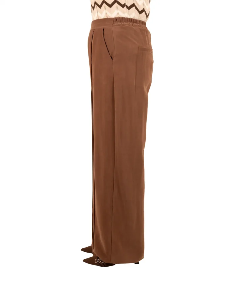 Donkerbruine pantalon van Barcode - Afbeelding 3