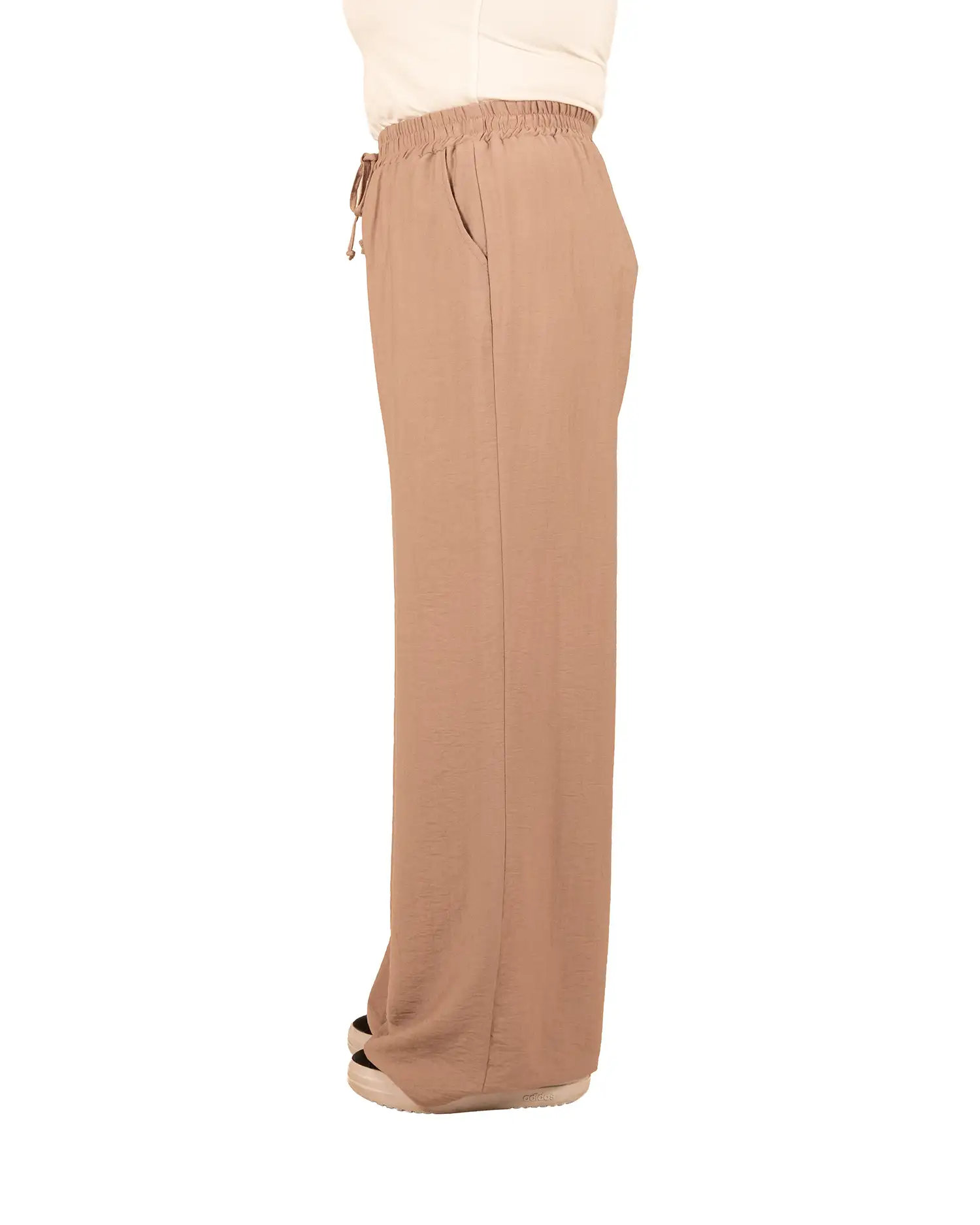 Taupe broek van Perla Nera - Afbeelding 3