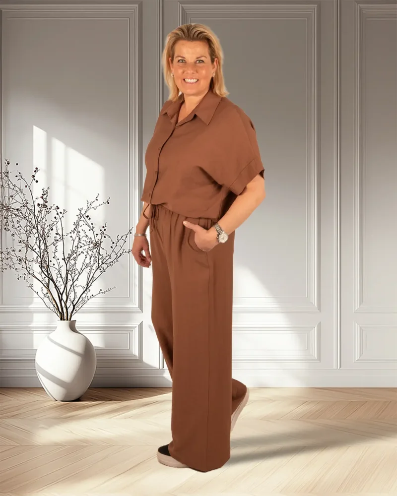 Bruine broek van Perla Nera - Afbeelding 2