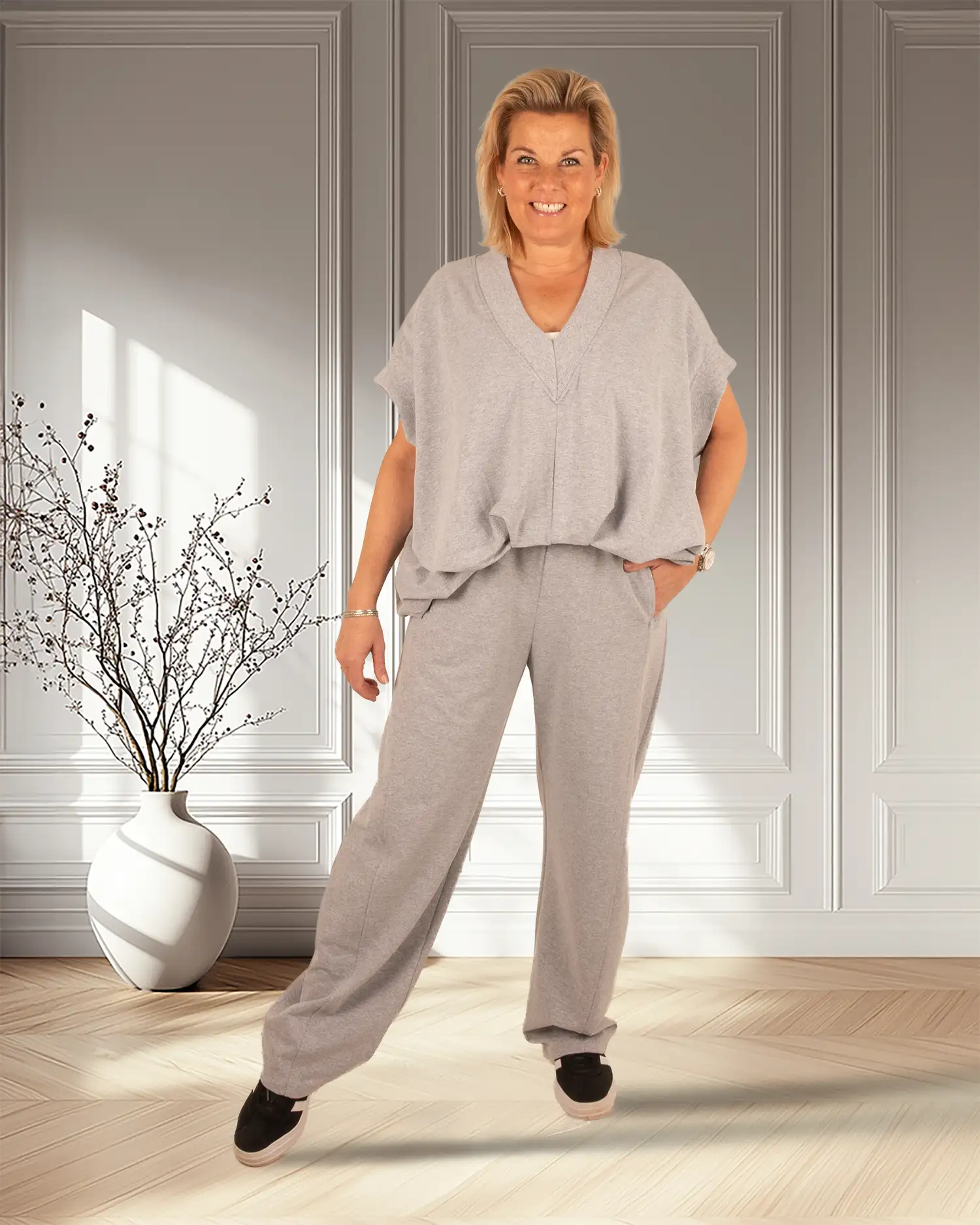 Lichtgrijze ballontop van Chastar - Afbeelding 2