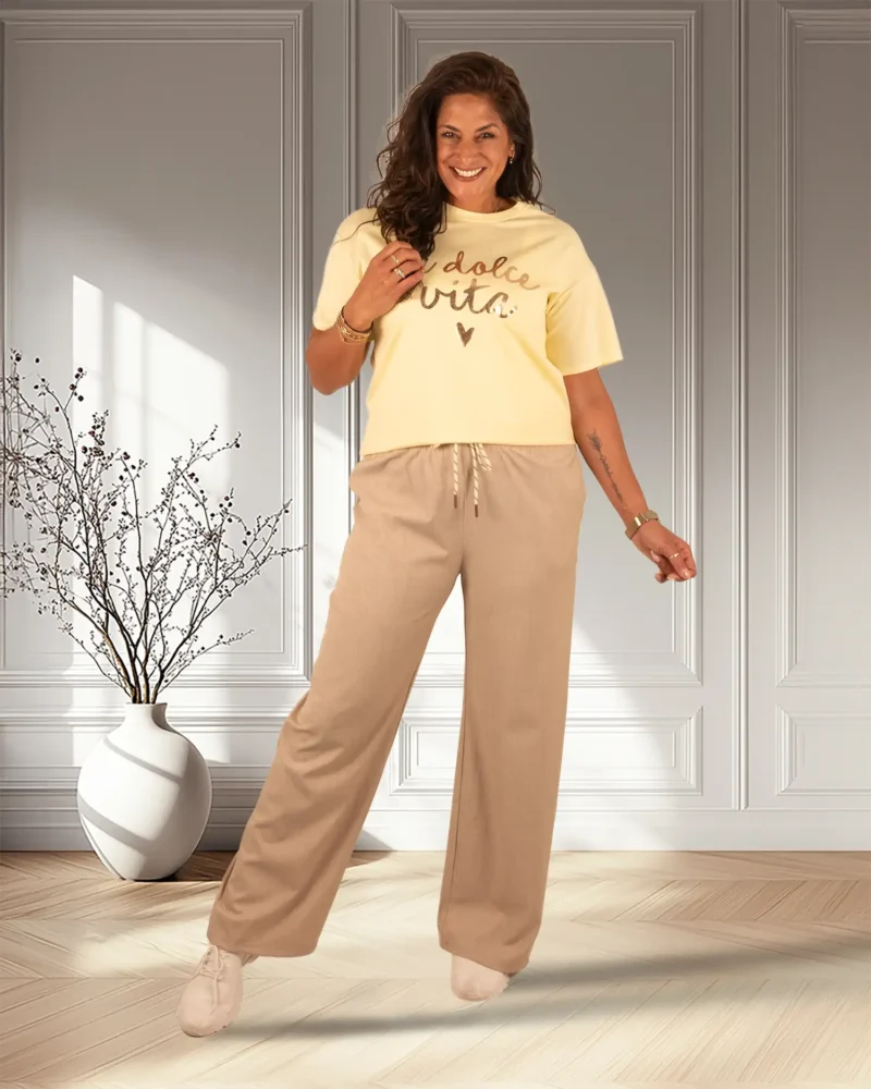 Beige pantalon van Chastar - Afbeelding 2